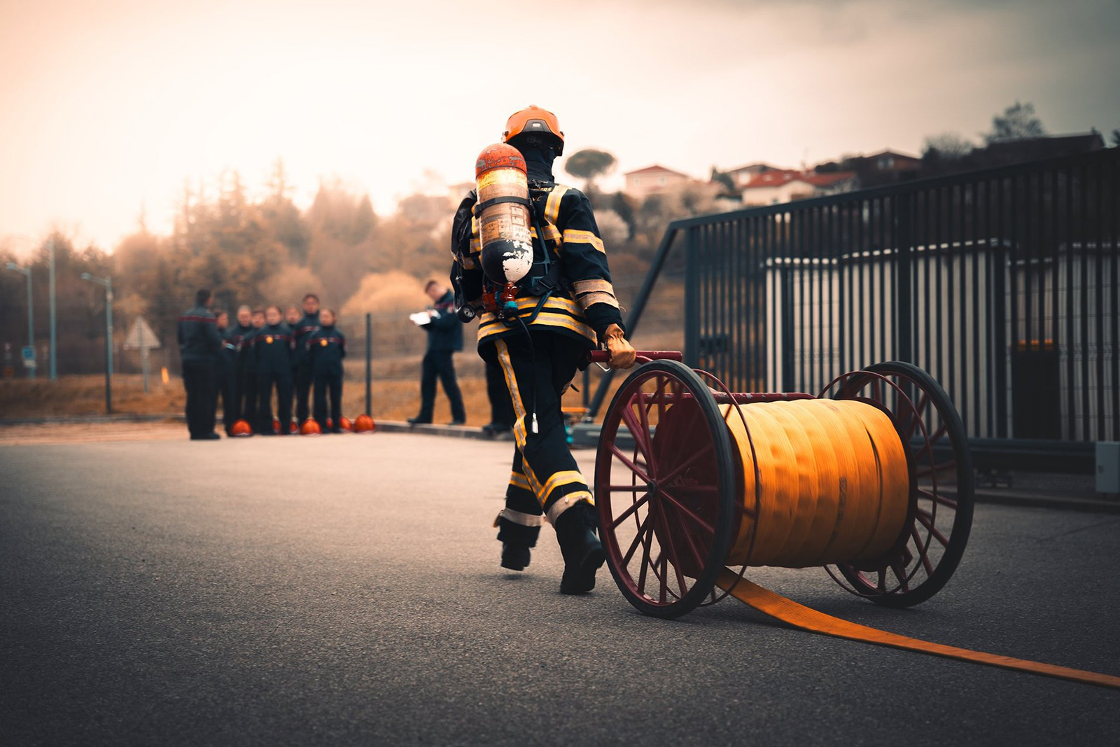 JSP du Val d'Ozon en manœuvre incendie
